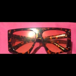 Animal Print Brownish Tint Sunglasses